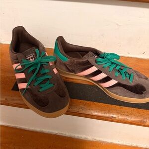 Adidas Black and Pink Sneakers